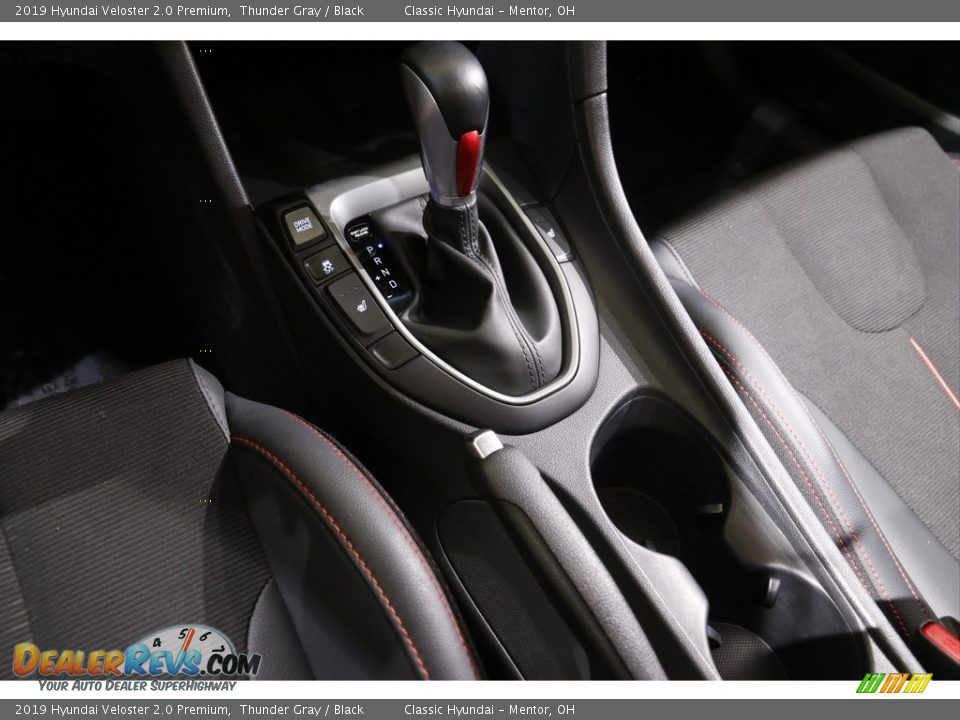 2019 Hyundai Veloster 2.0 Premium Thunder Gray / Black Photo #13