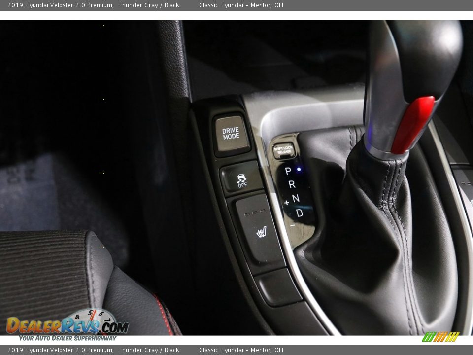 2019 Hyundai Veloster 2.0 Premium Thunder Gray / Black Photo #14