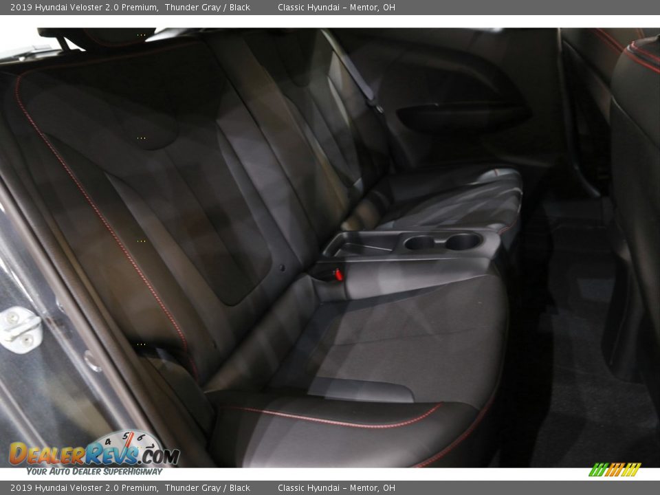 2019 Hyundai Veloster 2.0 Premium Thunder Gray / Black Photo #16