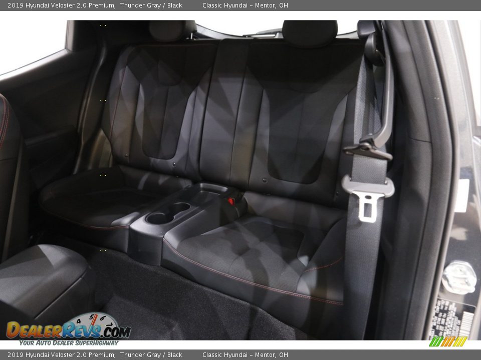2019 Hyundai Veloster 2.0 Premium Thunder Gray / Black Photo #17
