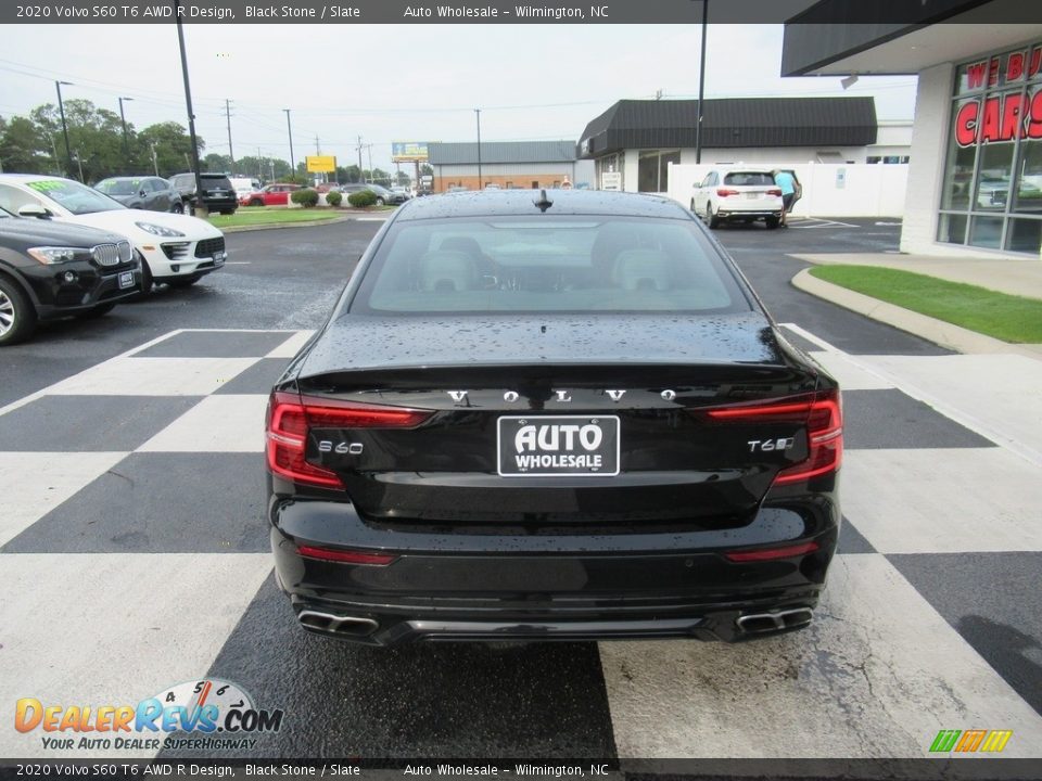 2020 Volvo S60 T6 AWD R Design Black Stone / Slate Photo #4