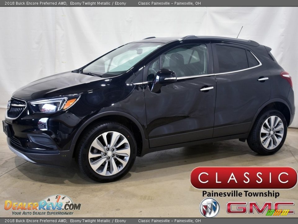 2018 Buick Encore Preferred AWD Ebony Twilight Metallic / Ebony Photo #1