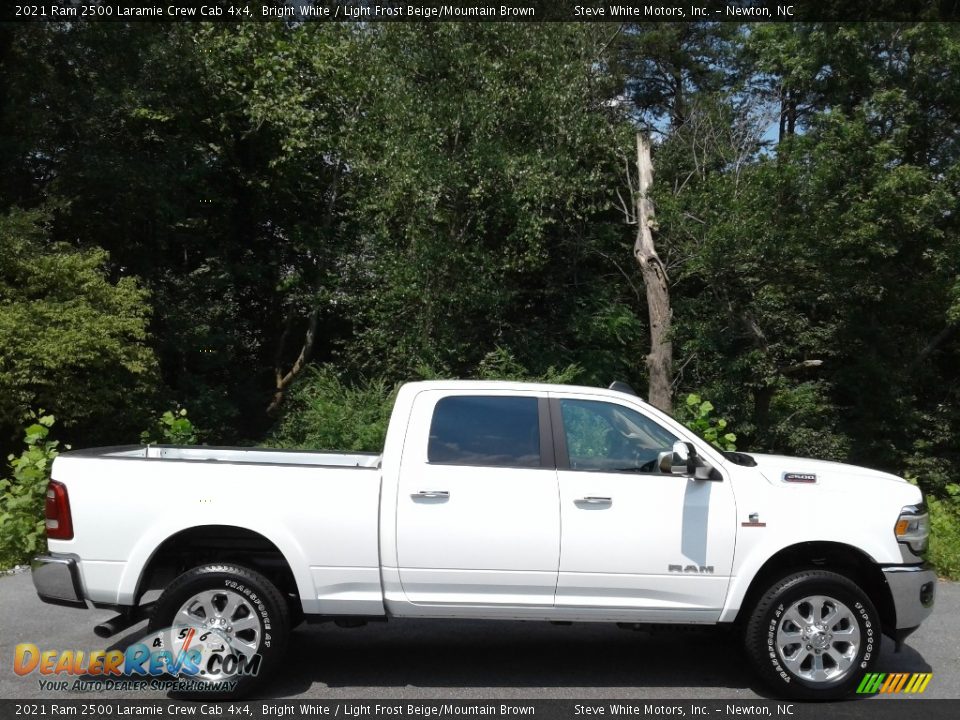 Bright White 2021 Ram 2500 Laramie Crew Cab 4x4 Photo #5