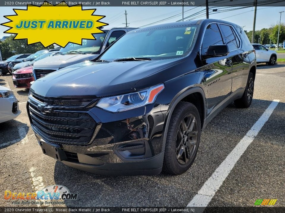 2020 Chevrolet Traverse LS Mosaic Black Metallic / Jet Black Photo #1