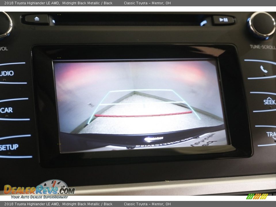 2018 Toyota Highlander LE AWD Midnight Black Metallic / Black Photo #12