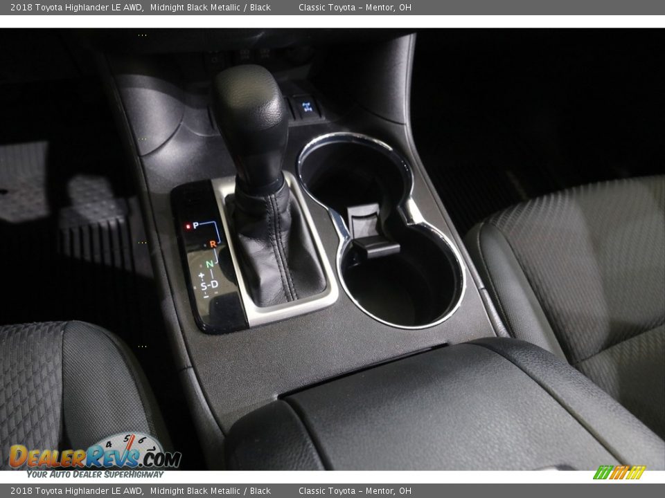 2018 Toyota Highlander LE AWD Midnight Black Metallic / Black Photo #13