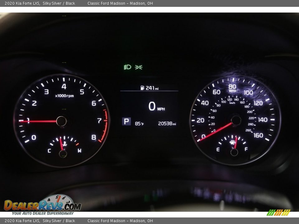 2020 Kia Forte LXS Silky Silver / Black Photo #8