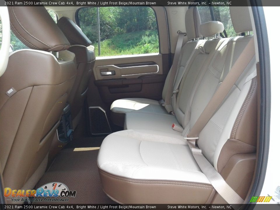 Rear Seat of 2021 Ram 2500 Laramie Crew Cab 4x4 Photo #14