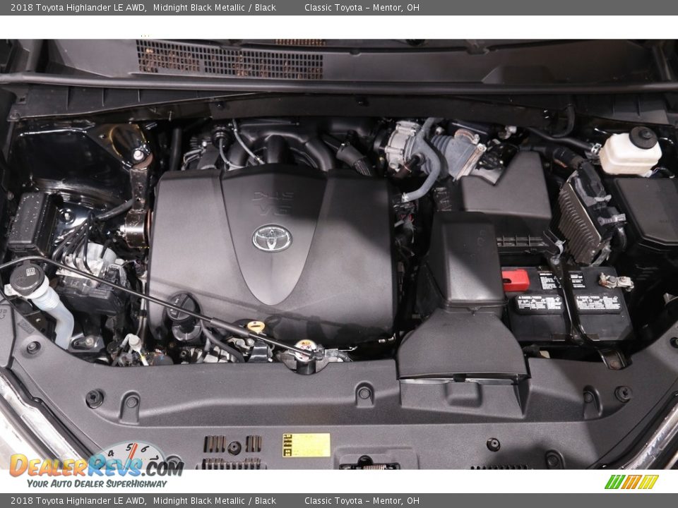2018 Toyota Highlander LE AWD Midnight Black Metallic / Black Photo #20
