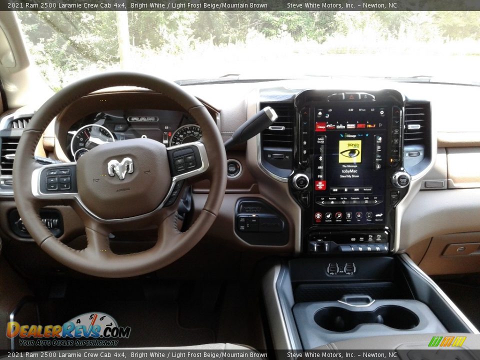 Dashboard of 2021 Ram 2500 Laramie Crew Cab 4x4 Photo #19