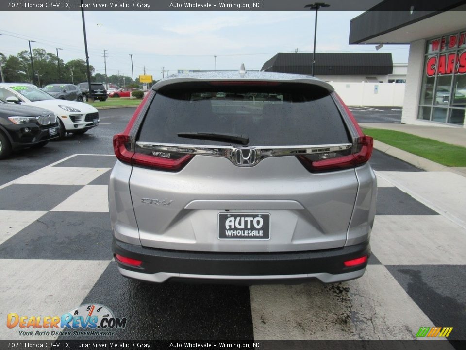 2021 Honda CR-V EX Lunar Silver Metallic / Gray Photo #4