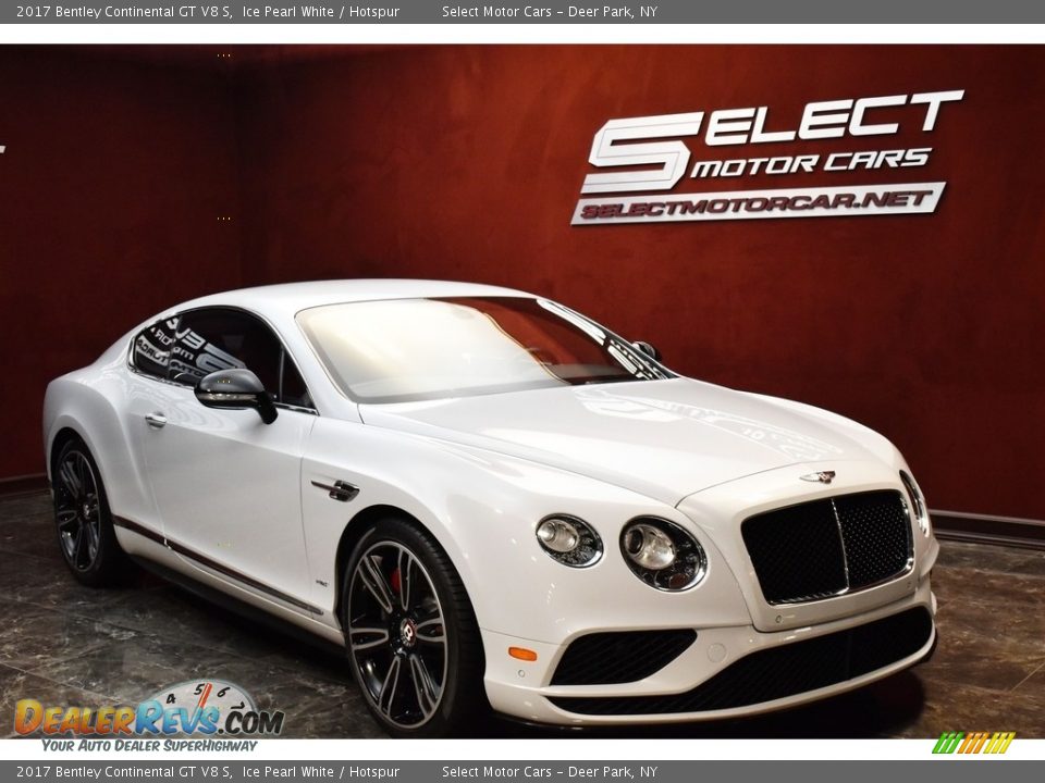 2017 Bentley Continental GT V8 S Ice Pearl White / Hotspur Photo #3