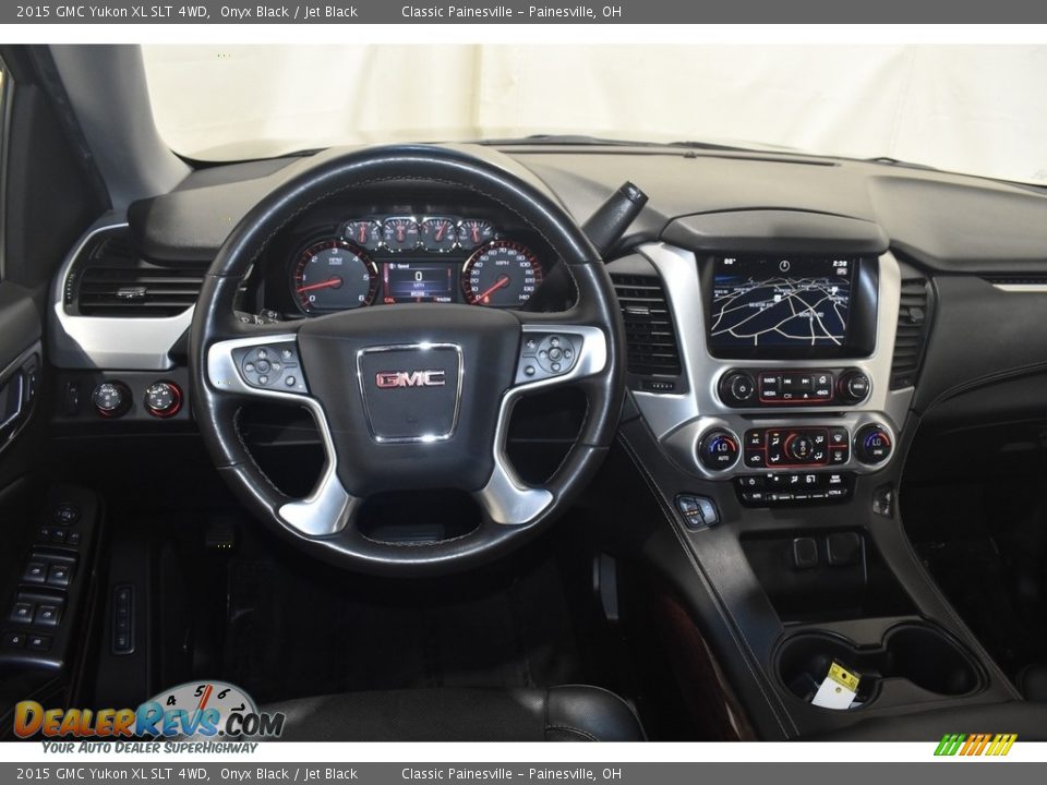 2015 GMC Yukon XL SLT 4WD Onyx Black / Jet Black Photo #14