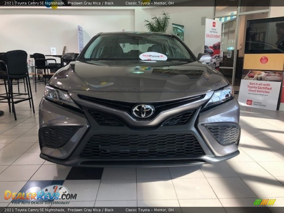 2021 Toyota Camry SE Nightshade Predawn Gray Mica / Black Photo #2