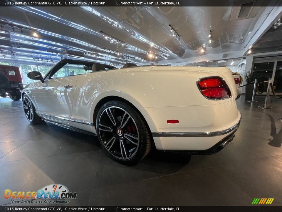 2016 Bentley Continental GTC V8 Glacier White / Hotspur Photo #7