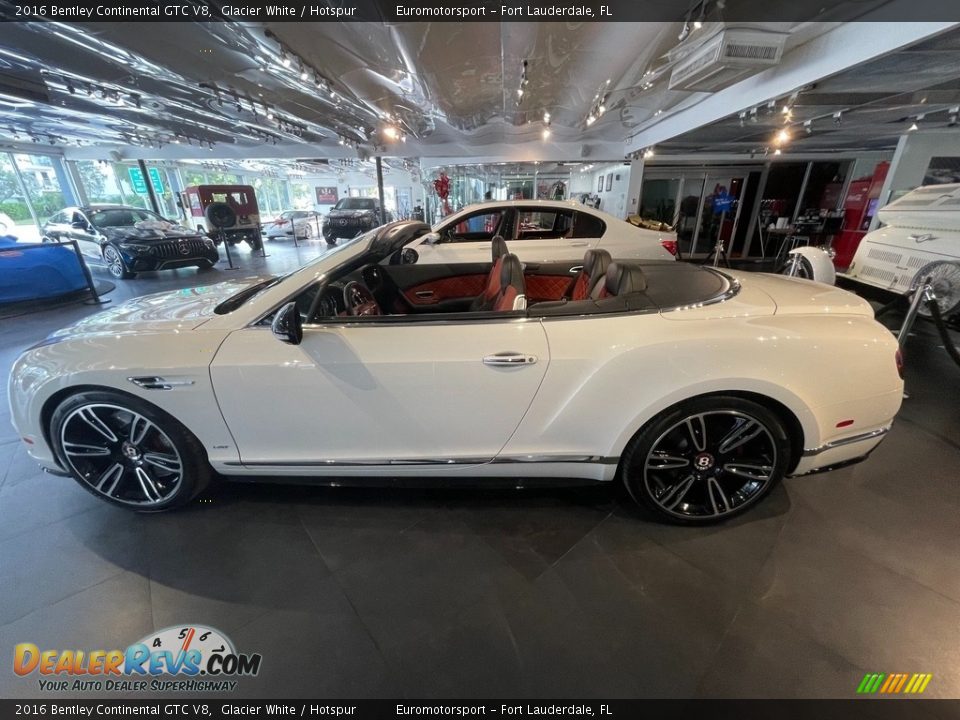 2016 Bentley Continental GTC V8 Glacier White / Hotspur Photo #9