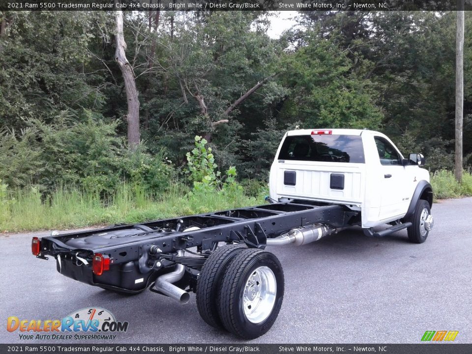 2021 Ram 5500 Tradesman Regular Cab 4x4 Chassis Bright White / Diesel Gray/Black Photo #6