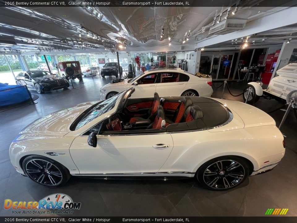 2016 Bentley Continental GTC V8 Glacier White / Hotspur Photo #11