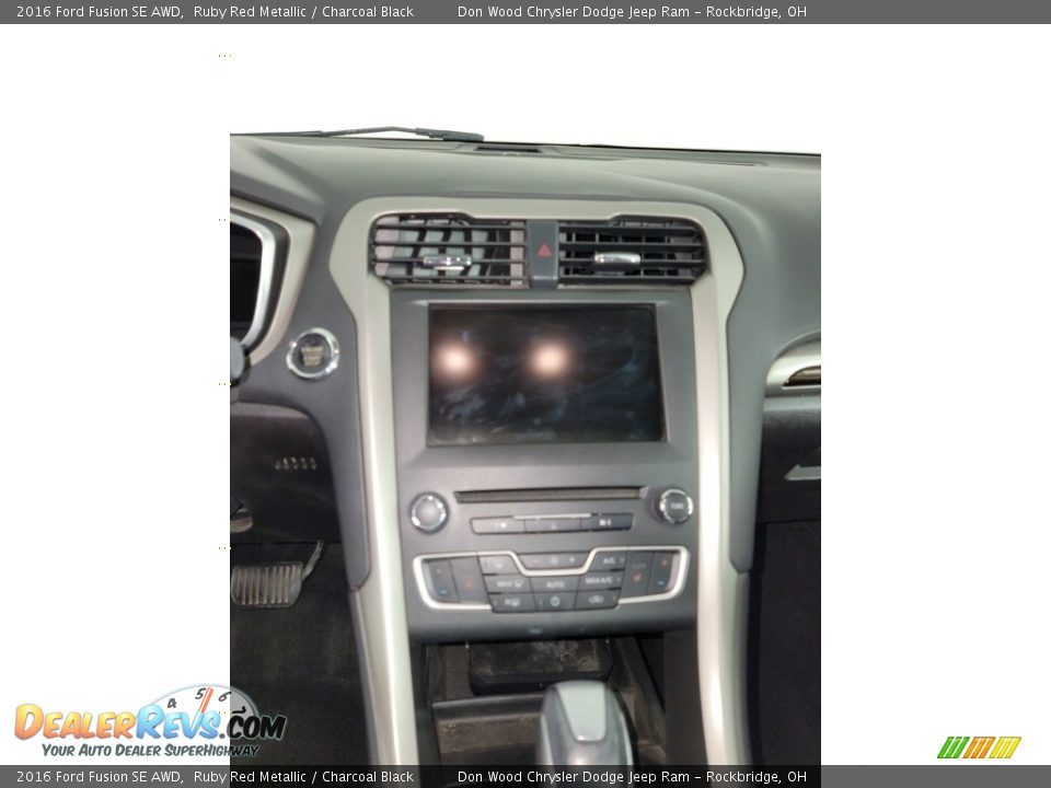 2016 Ford Fusion SE AWD Ruby Red Metallic / Charcoal Black Photo #22