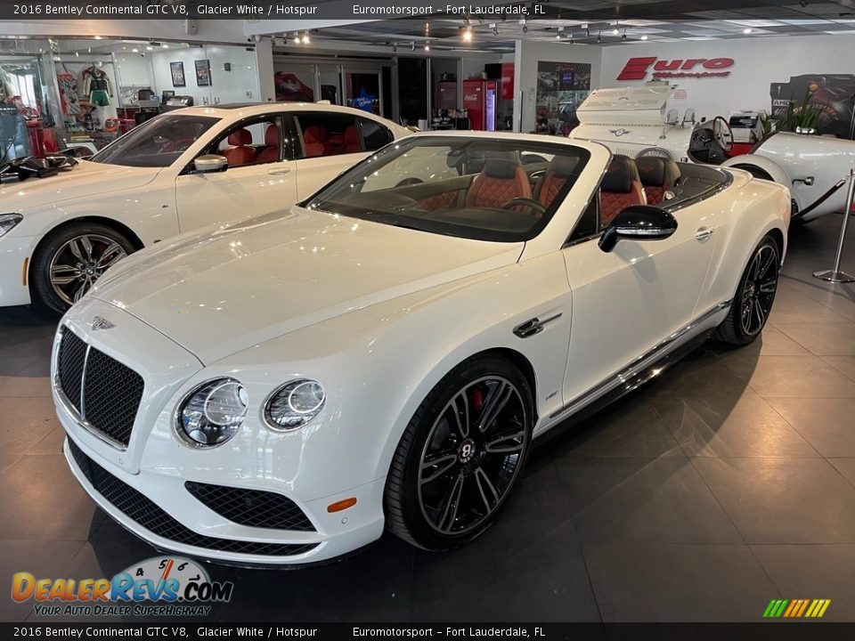 2016 Bentley Continental GTC V8 Glacier White / Hotspur Photo #12