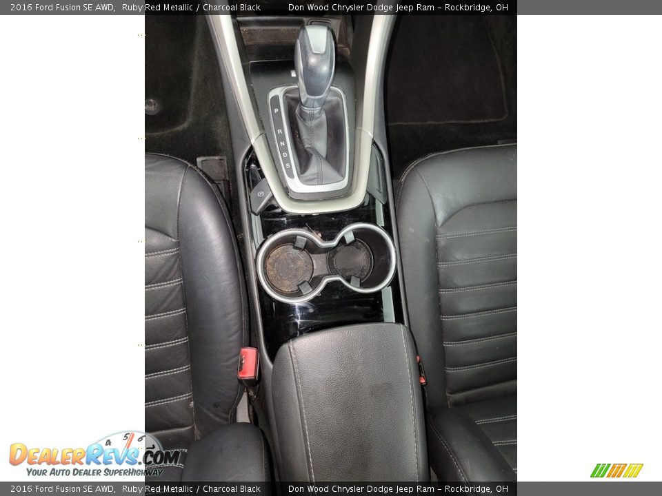 2016 Ford Fusion SE AWD Ruby Red Metallic / Charcoal Black Photo #23
