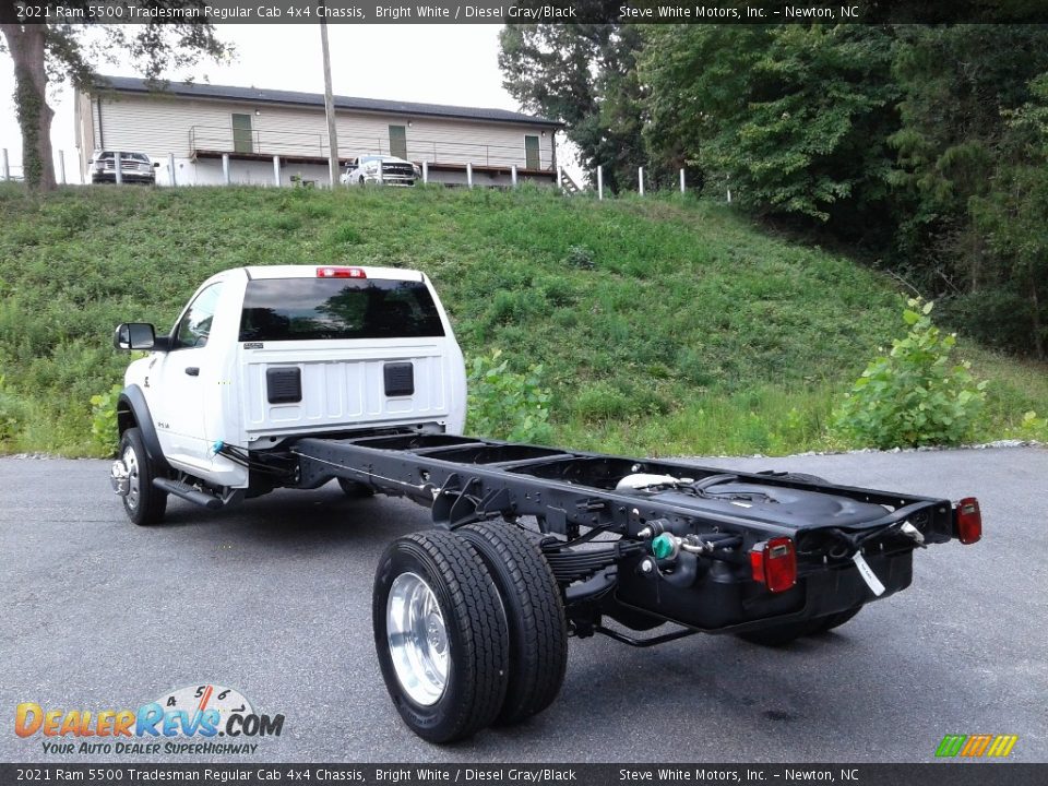 2021 Ram 5500 Tradesman Regular Cab 4x4 Chassis Bright White / Diesel Gray/Black Photo #8