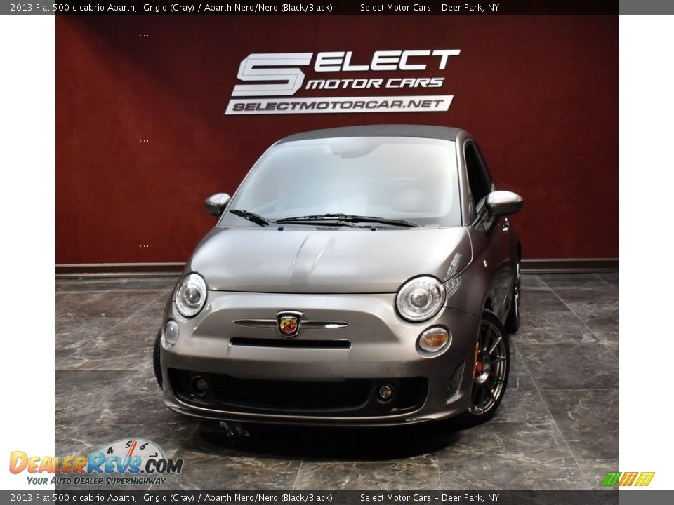 2013 Fiat 500 c cabrio Abarth Grigio (Gray) / Abarth Nero/Nero (Black/Black) Photo #1