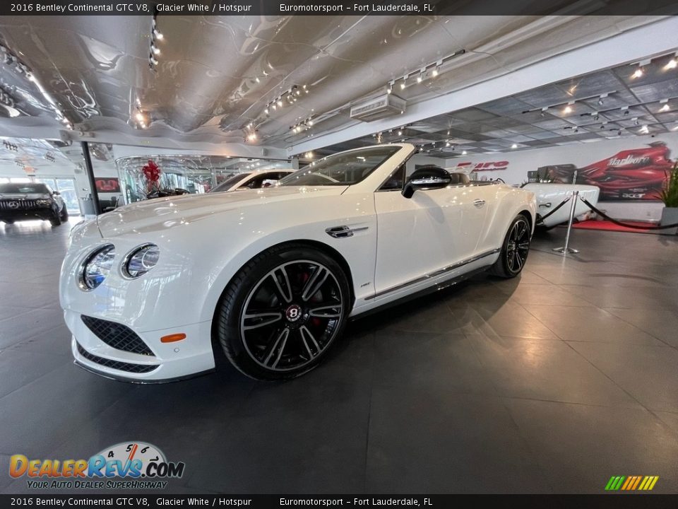 2016 Bentley Continental GTC V8 Glacier White / Hotspur Photo #14