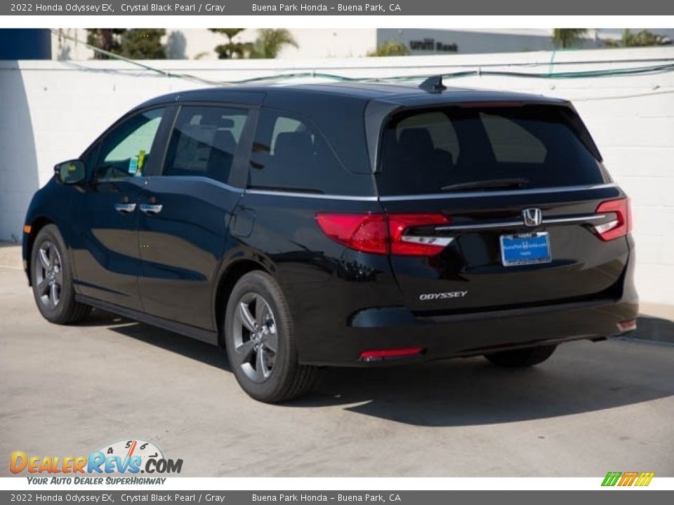 2022 Honda Odyssey EX Crystal Black Pearl / Gray Photo #2