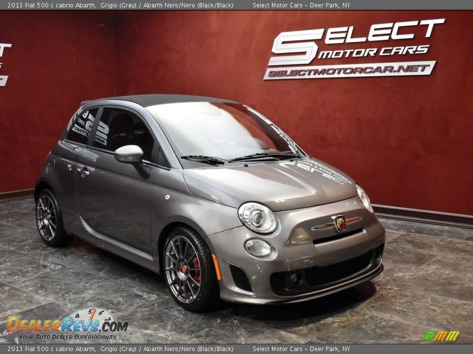 2013 Fiat 500 c cabrio Abarth Grigio (Gray) / Abarth Nero/Nero (Black/Black) Photo #3