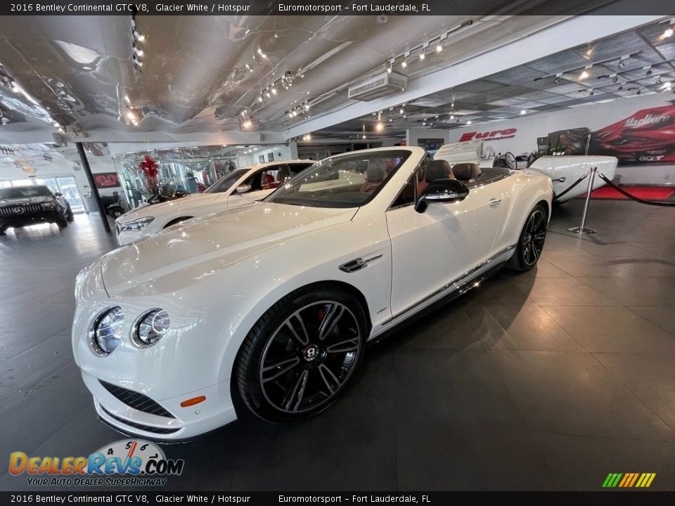 2016 Bentley Continental GTC V8 Glacier White / Hotspur Photo #15