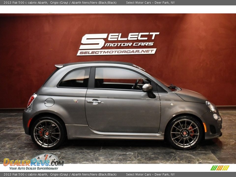 2013 Fiat 500 c cabrio Abarth Grigio (Gray) / Abarth Nero/Nero (Black/Black) Photo #4