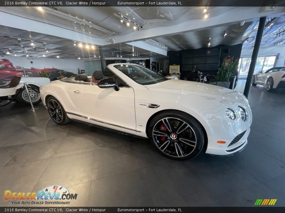 Glacier White 2016 Bentley Continental GTC V8  Photo #16