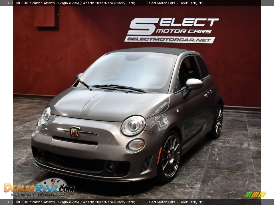 2013 Fiat 500 c cabrio Abarth Grigio (Gray) / Abarth Nero/Nero (Black/Black) Photo #6