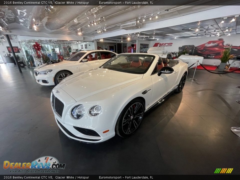 2016 Bentley Continental GTC V8 Glacier White / Hotspur Photo #20