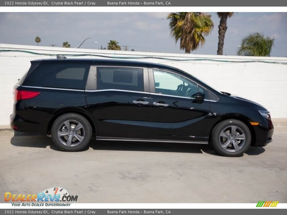 Crystal Black Pearl 2022 Honda Odyssey EX Photo #8