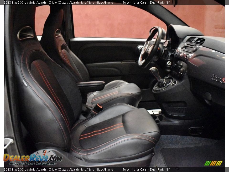 Front Seat of 2013 Fiat 500 c cabrio Abarth Photo #13