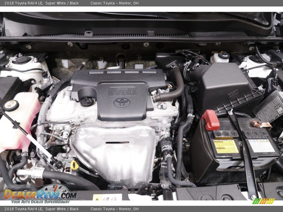 2018 Toyota RAV4 LE Super White / Black Photo #18