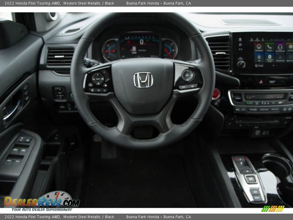 2022 Honda Pilot Touring AWD Steering Wheel Photo #16