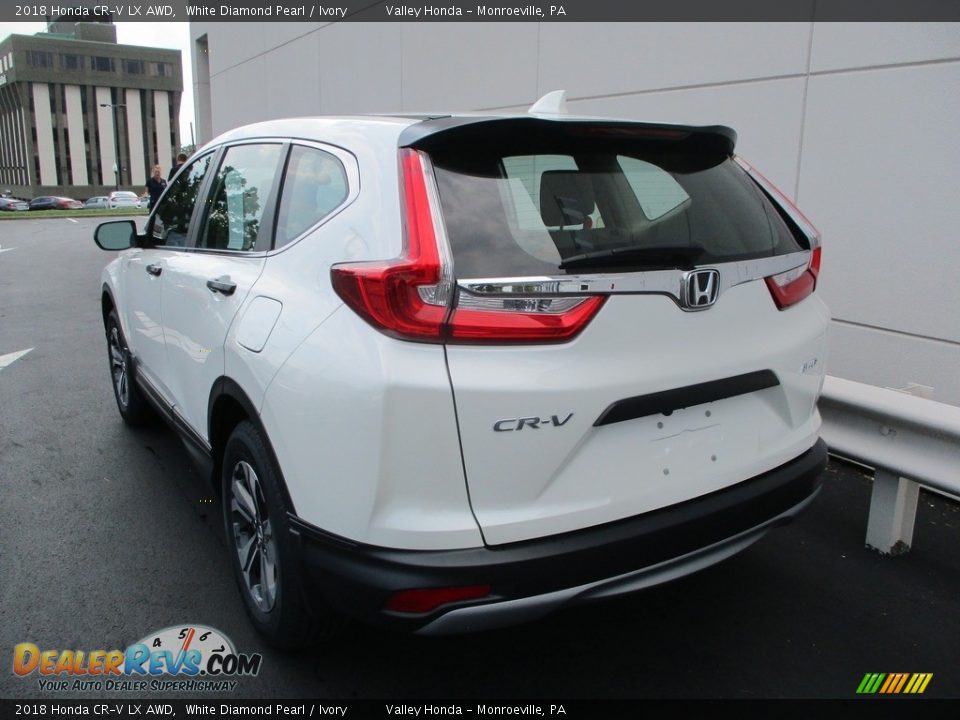 2018 Honda CR-V LX AWD White Diamond Pearl / Ivory Photo #3