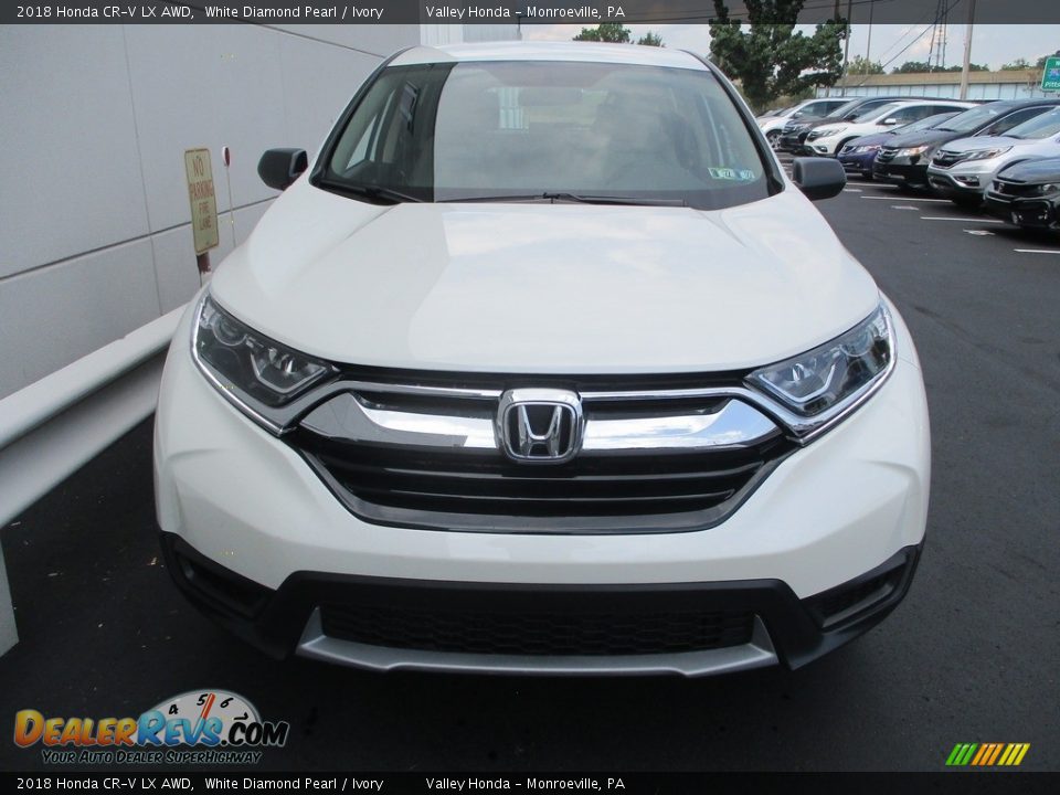 2018 Honda CR-V LX AWD White Diamond Pearl / Ivory Photo #7