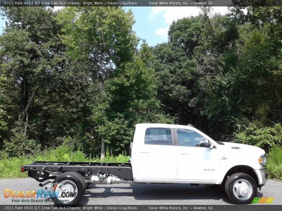 2021 Ram 4500 SLT Crew Cab 4x4 Chassis Bright White / Diesel Gray/Black Photo #5