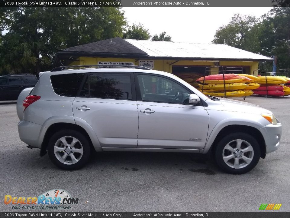 2009 Toyota RAV4 Limited 4WD Classic Silver Metallic / Ash Gray Photo #2