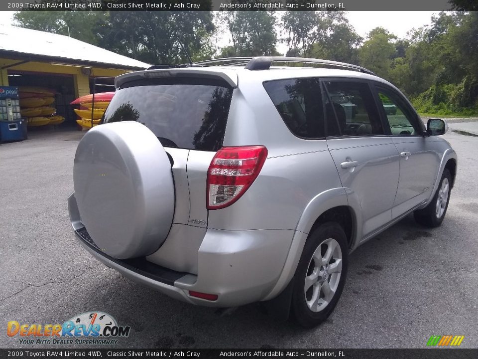 2009 Toyota RAV4 Limited 4WD Classic Silver Metallic / Ash Gray Photo #3