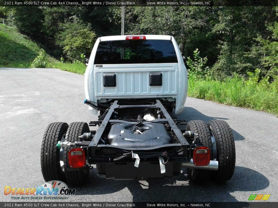 2021 Ram 4500 SLT Crew Cab 4x4 Chassis Bright White / Diesel Gray/Black Photo #7