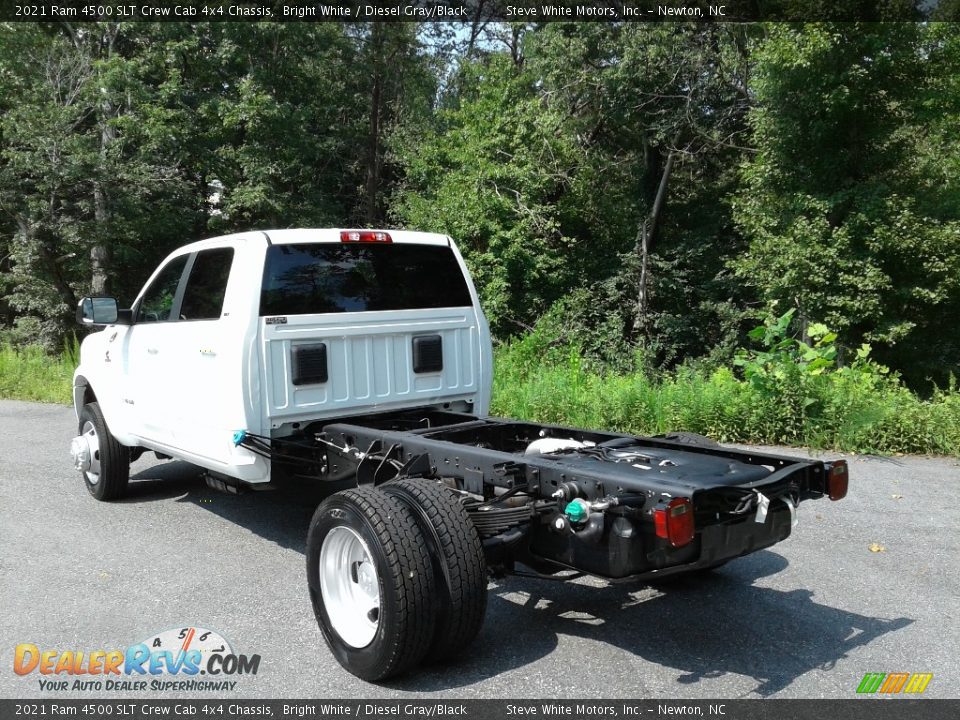 2021 Ram 4500 SLT Crew Cab 4x4 Chassis Bright White / Diesel Gray/Black Photo #8