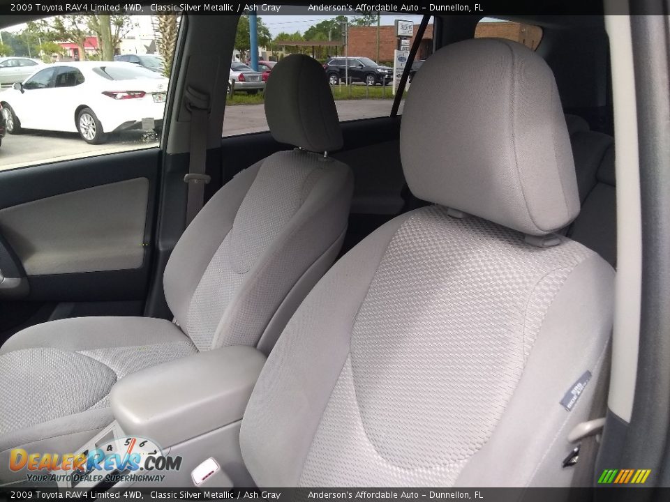 2009 Toyota RAV4 Limited 4WD Classic Silver Metallic / Ash Gray Photo #11