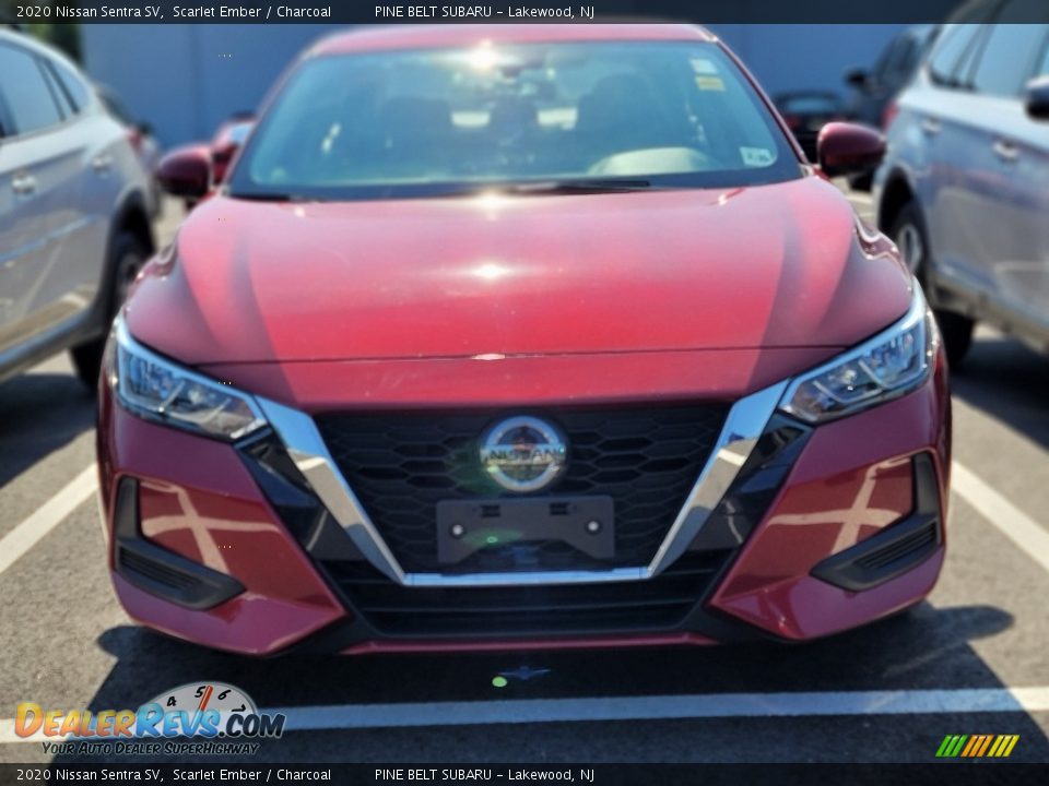 2020 Nissan Sentra SV Scarlet Ember / Charcoal Photo #2