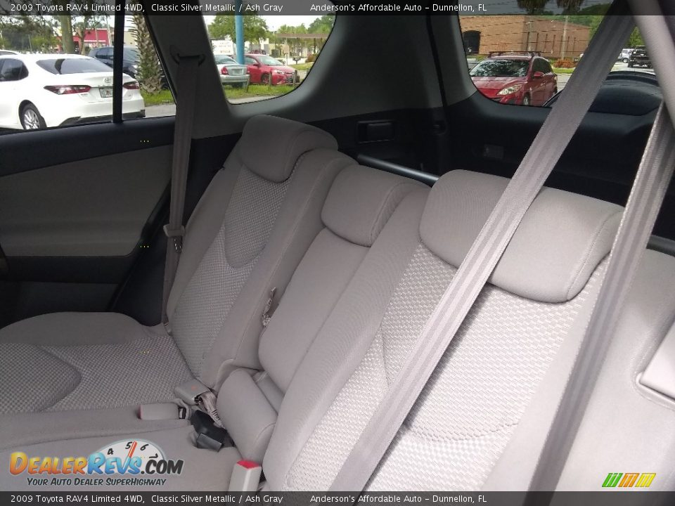 2009 Toyota RAV4 Limited 4WD Classic Silver Metallic / Ash Gray Photo #16