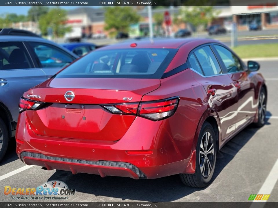 2020 Nissan Sentra SV Scarlet Ember / Charcoal Photo #4